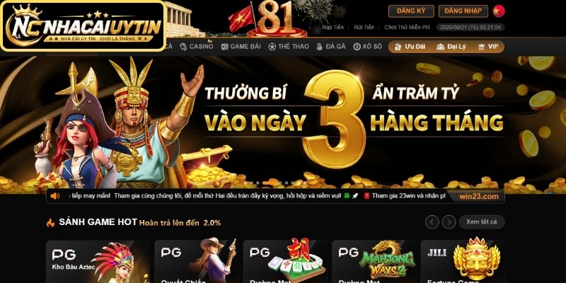 Điểm danh kho sản phẩm cá cược đình đám tại 23WIN