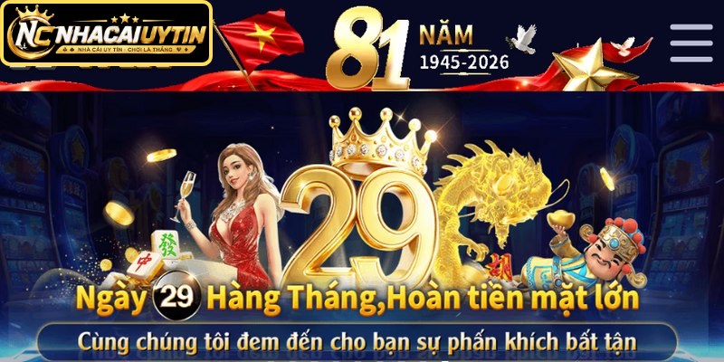 Hoàn tiền và thưởng dựa trên hoạt động cược