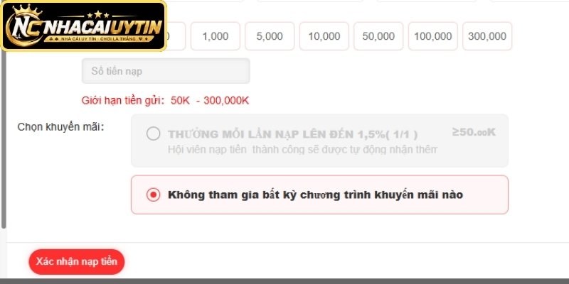 Điều kiện cần nắm trước khi nạp tiền nhà cái