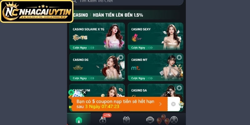Casino - Trải nghiệm trực tiếp đầy chân thực