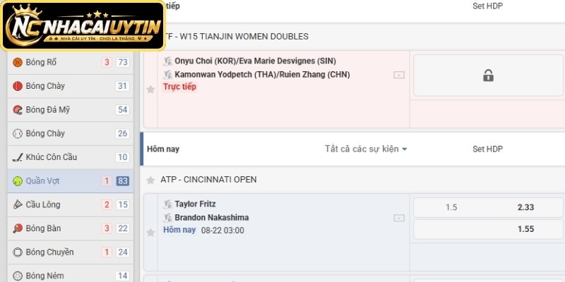 Các bộ môn giải trí đỉnh cao tại UG Thể Thao
